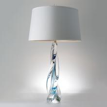 Global Views 7.60088 - Ocean Twist Lamp with Silk Shade