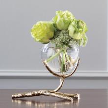 Global Views 9.92656 - Twig Vase Holder-Brass