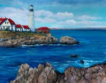 Daleno Art OTL1164 - Lighthouse Sunset Cruise