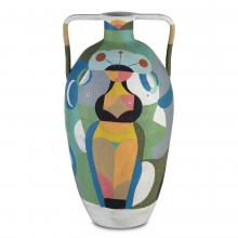 Currey 1200-0617 - Amphora Large Multi-Colored Vase